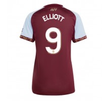 Aston Villa Harvey Elliott #9 Koszulka Podstawowa damskie 2025-26 Krótki Rękaw